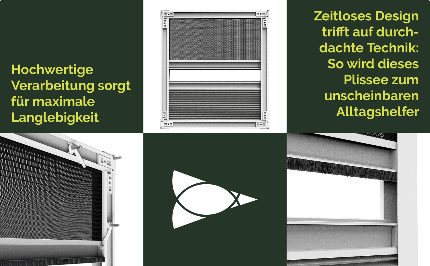 Fliegengitter Dachfenster Plissee Duo