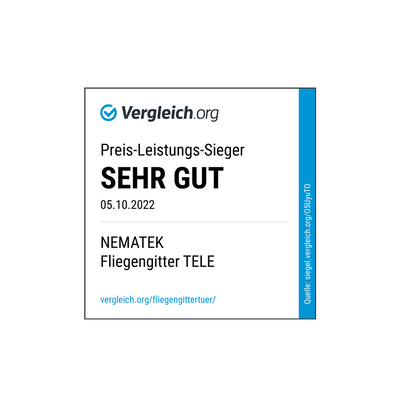 Testsiegel für Fliegengitter Tele