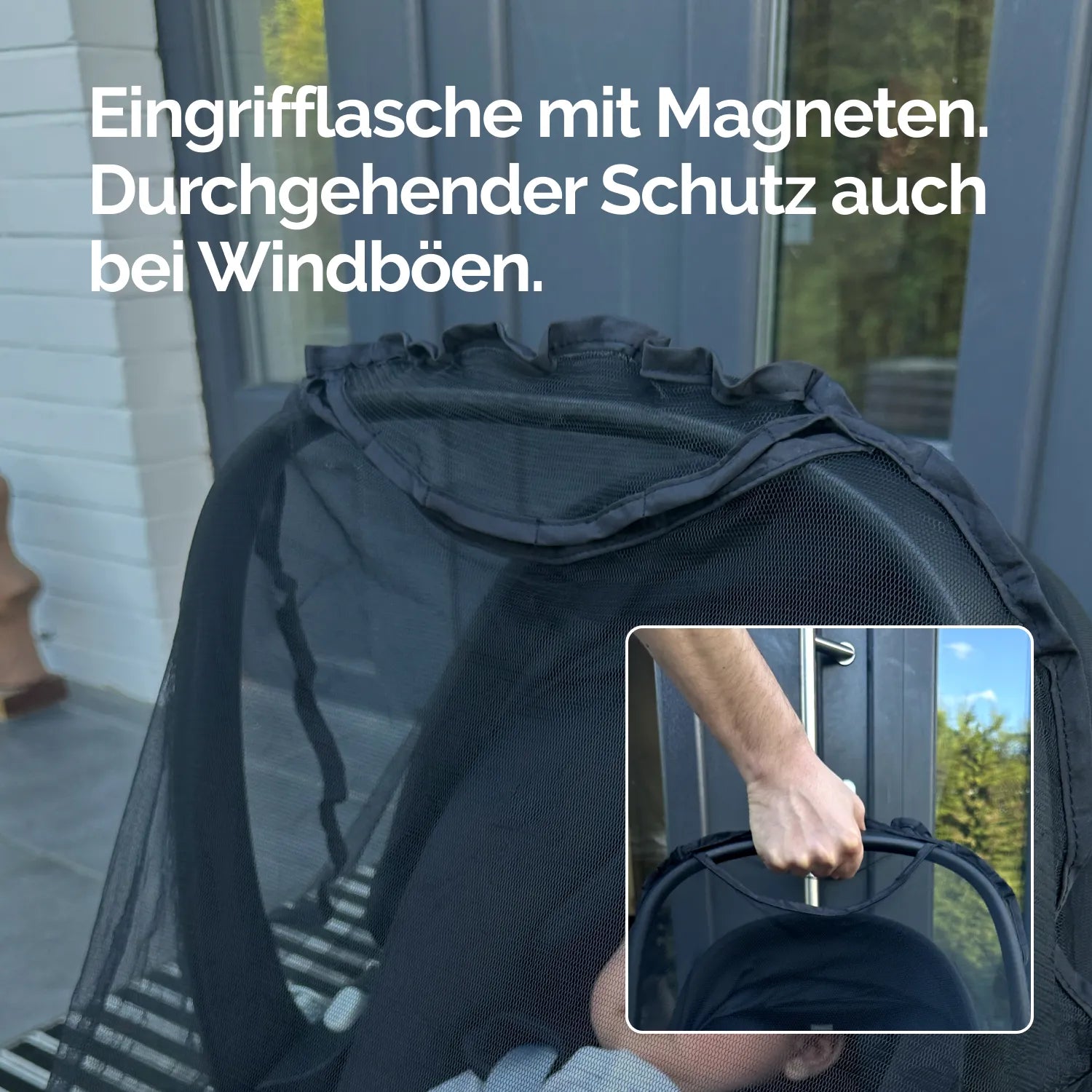 Faltbares Moskitonetz Für Babys – 110x65x60 Cm, Schnell Aufklappbar & Reisefertig