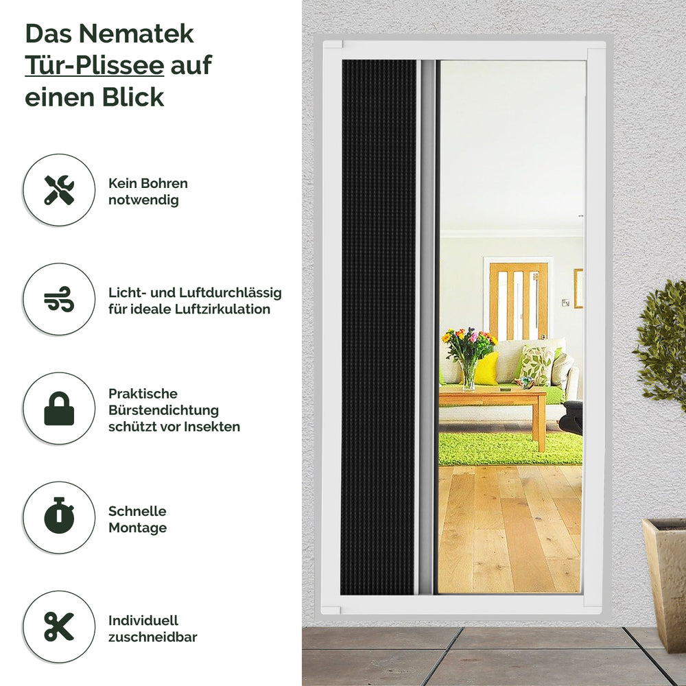Liveinu Fliegengitter Tür Insektenschutz Magnet Vorhang Fliegenvorhang